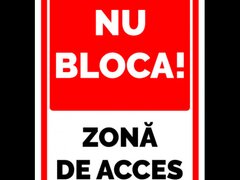 Semn nu bloca zona de acces